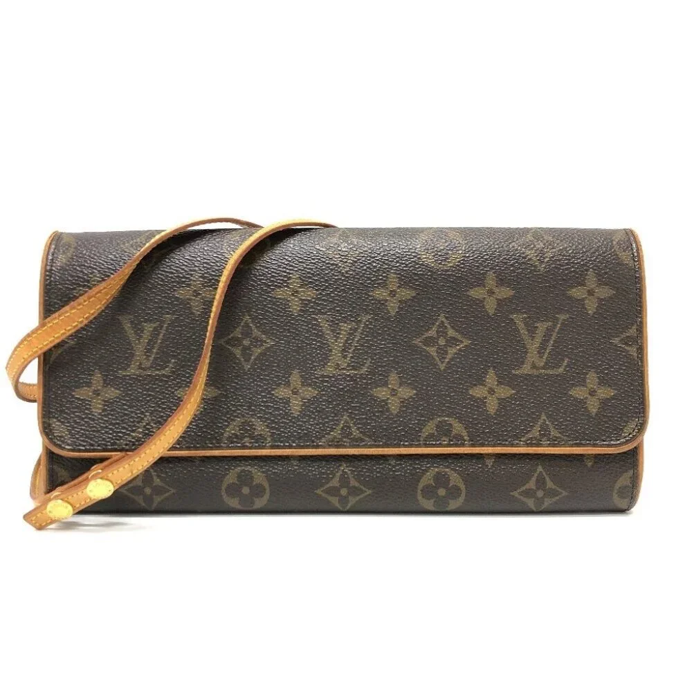 LOUIS VUITTON M51852 Monogram Pochette-Twin GM Bags Crossbody bags Shoulder Bag - Picture 1 of 16